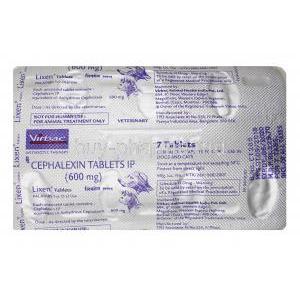 Lixen for Dogs and Cats tablet back
