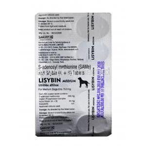 LISYBIN for Medium dogs, sheet information