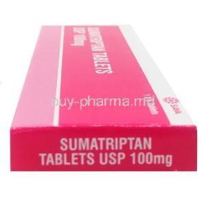 Sumatriptan Tablets USP 100mg, 1 x 6 tablets, Sava, box