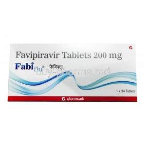 Fabi Flu, Favipiravir 200mg box