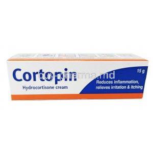 CORTOPIN Cream (GB) 1.0% 15g box front