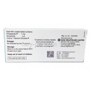 FINSAVA 1 mg 30 Tab composition