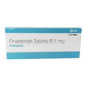 FINSAVA 1 mg 30 Tab box front