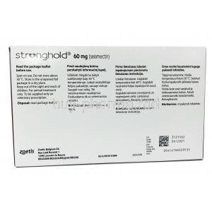 STRONGHOLD (GB) For Small Dogs 60mg (5.1-10.0 kg) 0.50ml x 6 PIpettes, Box information, Manufacturer, Instruction before use