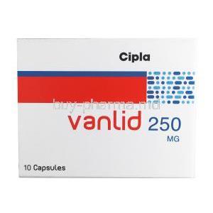 Vanlid, Vancomycin 250mg box front