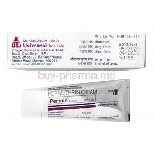 Permin Cream, Permethrin 5% 30g manufacturer