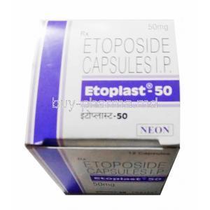 Etoplast, Etoposide 50mg box top