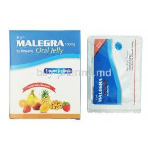 Malegra Oral Jelly, Sildenafil