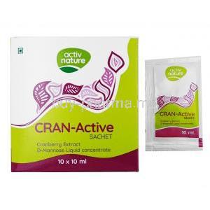 Cran-Active Sachet, Cranberry Extract / D-Mannose