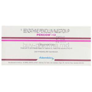 Pencom 12, Benzathine Penicillin Injection