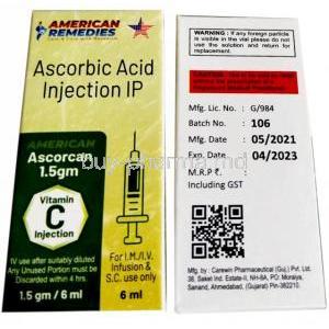 Ascorcan Injection, Ascorbic Acid