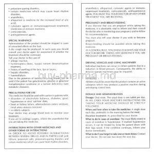 Coversyl Plus, Indapamide/ Perindopril Information Sheet 2