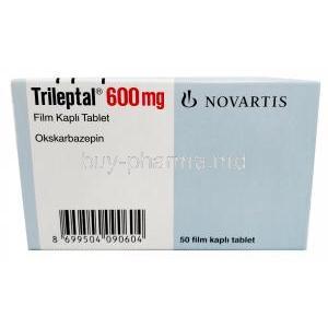 Trileptal, Oxcarbazepine 600mg, Novartis, Box information