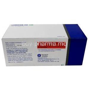 Lamitor OD 100, Lamotrigine 100mg, Torrent Pharma, Box information, Storage, Direction for use