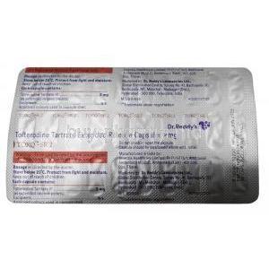 Torq-SR2, Tolterodine 2mg, 30capsules, Inventia Healthcare Pvt Ltd (Dr Reddy's), Blisterpack information