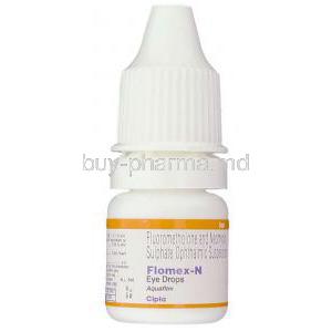 Flomex N,  Fluorometholone/ Neomycin Eyedrops Bottle