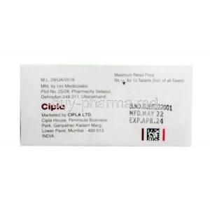 Risnia MD 3.0, Risperidone 3 mg, tablet, Cipla, Box information