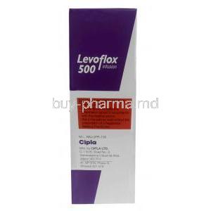 Levoflox Infusion, Levofloxacin 500mg, Infusion 100mL, Cipla Ltd, Box information, Manufacturer