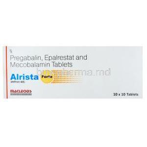 Alrista Forte, Epalrestat / Methylcobalamin/ Pregabalin
