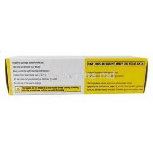 Voltarol Emugel,Diclofenac diethylammonium 1%, Gel 100g, GSK, Box information,Direction for use