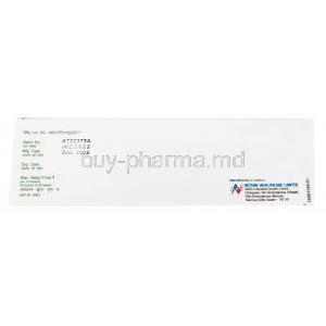 Tamtero 20, Tamoxifen 20mg, Hetero Drugs Ltd, Box information, Mfg date, Exp date