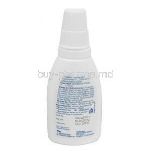 Otrivin Oxy Fast Relief Adult Nasal Spray, Oxymetazoline 0.05%, Nasal Spray 10mL,Bottle information