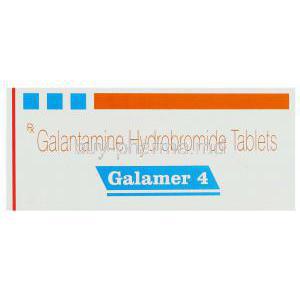 Galamer, Generic Razadyne /Reminyl, Galantamine Box