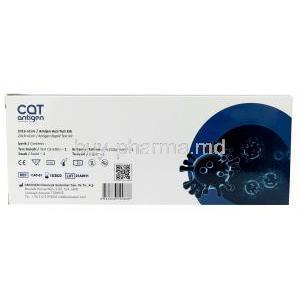 CAT Antigen Covid ART Test kit, ONCOSEM Onkolojik Sistemler San. Ve Tic, Test Kit, Box information, Contents