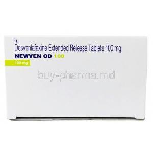 Newven OD, Desvenlafaxine 100mg, Torrent Pharmaceuticals Ltd, Box top view