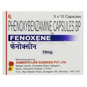 Fenoxene, Generic Dibenyline ,  Phenoxybenzamine Box