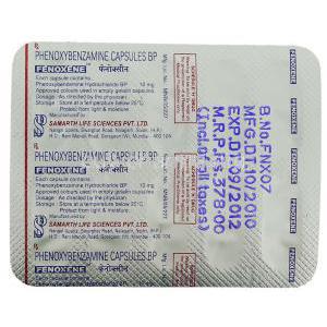 Fenoxene, Generic Dibenyline ,  Phenoxybenzamine Packaging