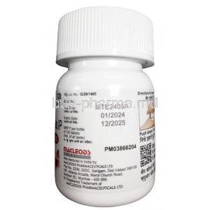 Thyrox, Levothyroxine 125mcg, 120tablets, Macleods Pharma, Bottle information