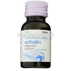 Asthalin, Salbutamol  Respirator Solution Bottle