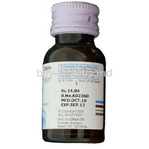 Asthalin, Salbutamol  Respirator Solution Manufacturer Information