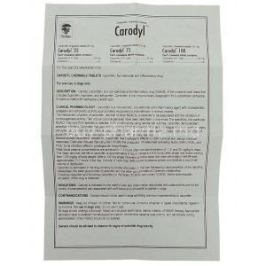 Carodyl, Carprofen 25 Mg For Dog Information Sheet 1