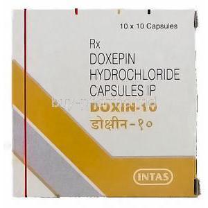 Doxin, Generic Sinequan,  Doxepin  Box