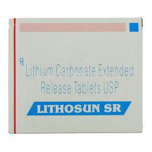Lithsun SR, Generic  Eskalith, Lithium Carbonate Extended Release 400 mg box