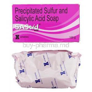 Sastid , Salicylic acid/ Sulphur precipitated 100 gm Soap Bar