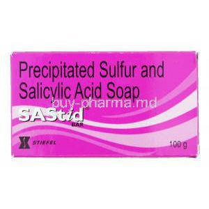 Sastid , Salicylic acid/ Sulphur precipitated 100 gm Soap Bar box