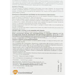 Zobactin Injection information sheet 6