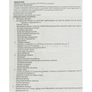 Medrol, Methylprednisolone 16 mg information sheet 3