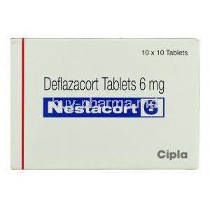 Nestacort, Generic Calcort, Deflazacort 6 mg box