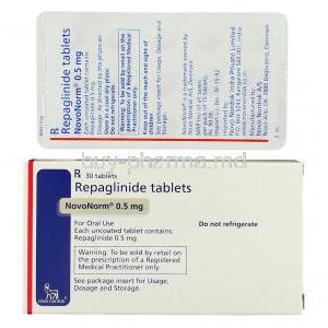 Novonorm, Repaglinide 0.5 mg