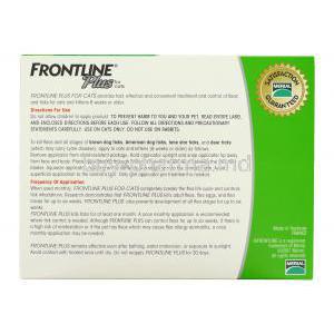 Frontline Plus for Cat (for cats and kitten 8 weeks or older)  Merial