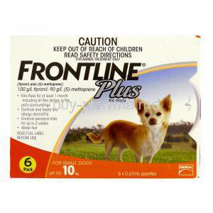 Frontline Plus for Dog Spot On for Small Dog (up to 10kg)