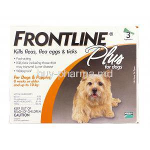 Frontline Plus for Dog (up to 10 kg) 0.67 ml applicator