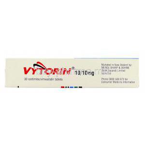 Vytorin, Ezetimibe 10 mg/ Simvastatin 10 mg Merck contact information