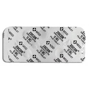 Zocor 10 mg packaging
