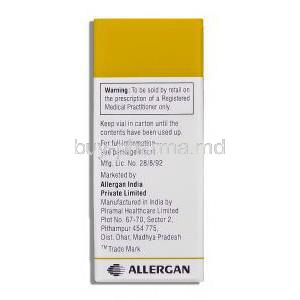 Betagan , Levobunolol Allergan