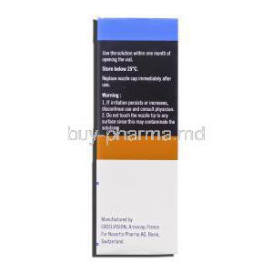 Genteal, Hydroxypropyl MethylCellulose Solution box information